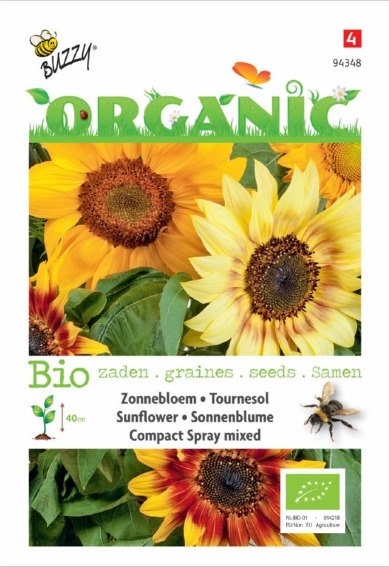 Sonnenblume Spray Mix BIO (Helianthus) 25 Samen BU